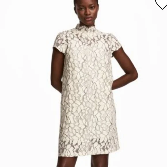 H&M | Dresses | Hm Cream With Black Contrast Lace Dress Size 6 | Poshmark H&M | Dresses | Hm Cream With Black Contrast Lace Dress Size 6 | Poshmark